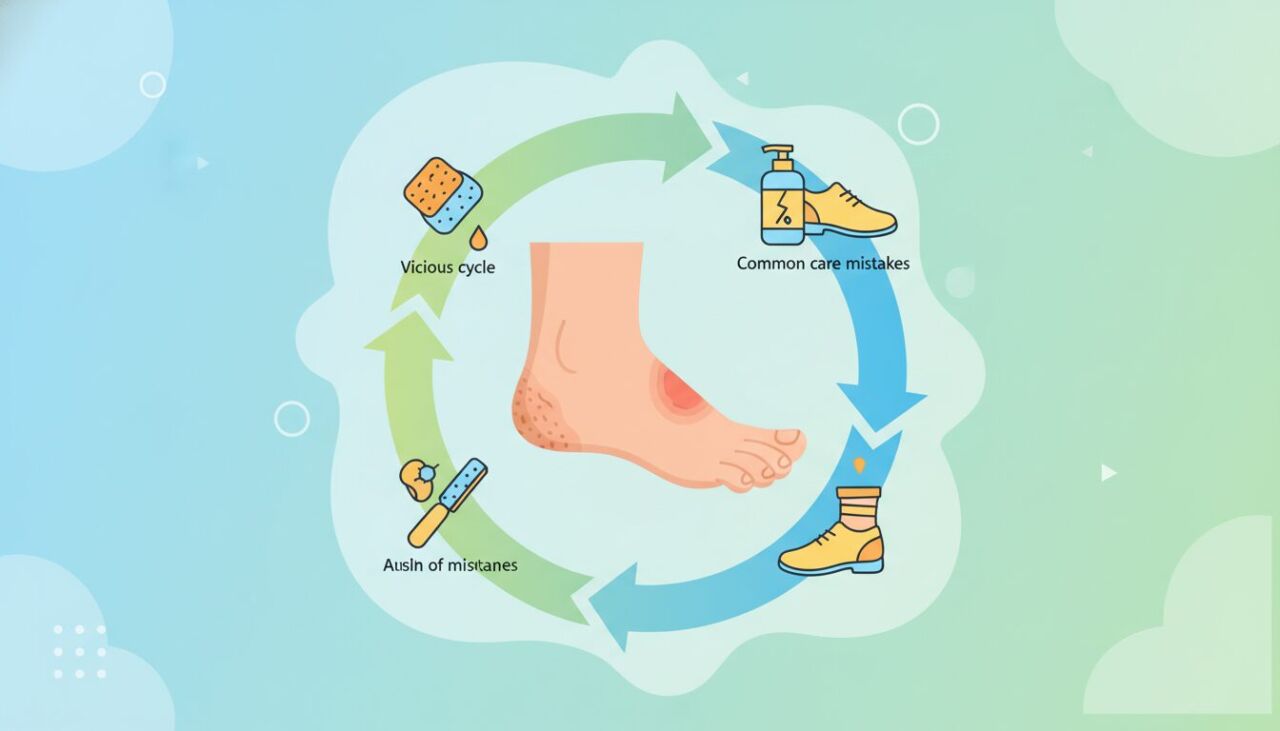 そのケア、逆効果かも？足裏の角質が何度でも復活する「負のスパイラル」